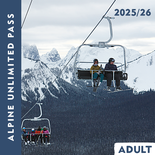 Unlimited Alpine Season Pass - Adult