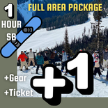 Full Area Snowboard 🏂 Private Package Additional Person