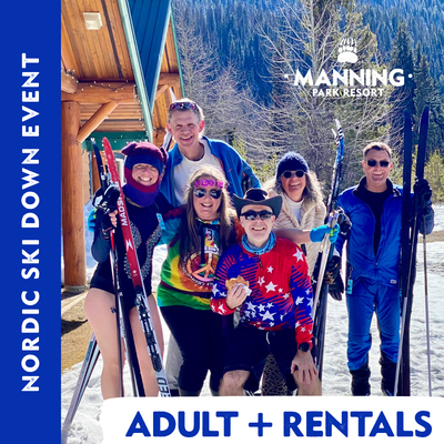 Nordic Ski Down + Hot Chocolate & S'mores - Adult with Rentals