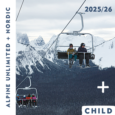 Unlimited Alpine & Nordic Season Pass - Child (ages 6-12)
