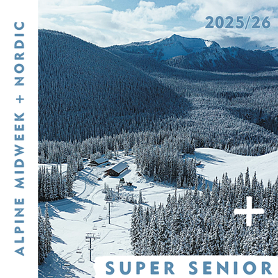 Midweek Alpine & Nordic Season Pass - Super Senior
