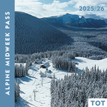 Midweek Alpine Season Pass - Tots (Ages 5 and younger)