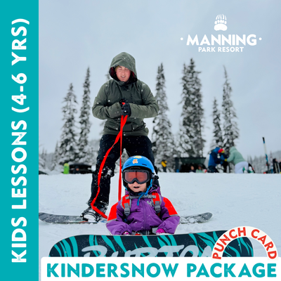 🏂 KinderSnow Package | 4-Lesson Punch Card | Ages 4-6