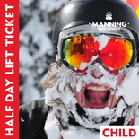 Alpine Half Day Lift Ticket - Child