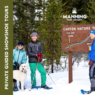 Private Guided Snowshoe Tour & Appies