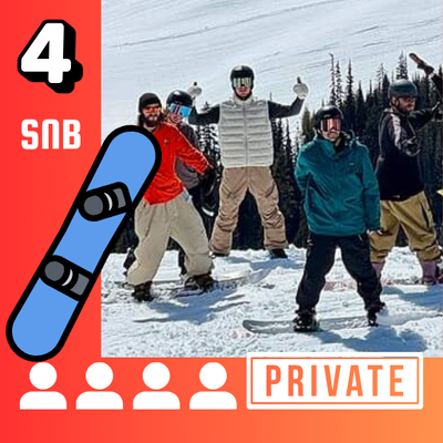 First Timer SNB🏂 Package for 4 guests