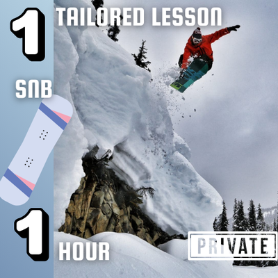 1 Hour Tailored Private SB 🏂 Lesson for 1 guest