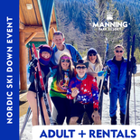 Nordic Ski Down + Hot Chocolate & S'mores - Adult with Rentals