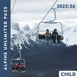 Unlimited Alpine Season Pass - Child (Ages 6-12)