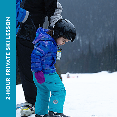 ⛷️ Private Ski Lesson | 2 Hour | 7 years and up