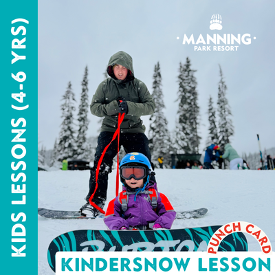 🏂 KinderSnow 4-Lesson Punch Card | Ages 4-6
