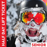 Alpine Half Day Lift Ticket - Senior