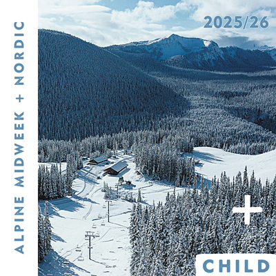 Midweek Alpine & Nordic Season Pass - Child (Ages 6-12)